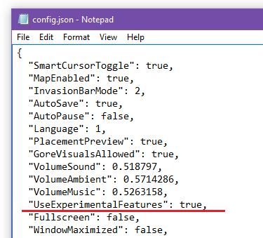 Config.json 设置
