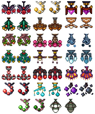 泰拉瑞亚瑟银模组百科吊灯物品属性配图