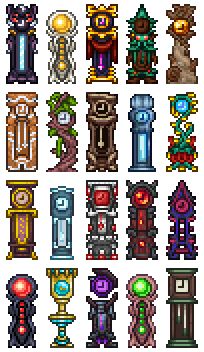 泰拉瑞亚瑟银模组百科落地大摆钟物品属性配图