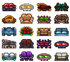 泰拉瑞亚瑟银模组百科沙发物品属性配图 泰拉瑞亚瑟银模组百科沙发物品属性配图