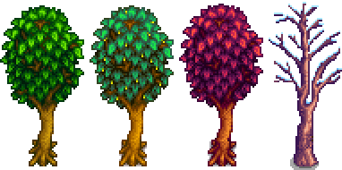 星露谷物语百科树配图