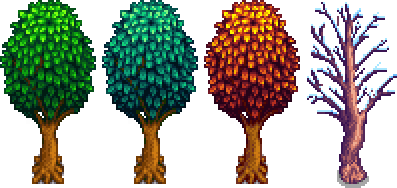 星露谷物语百科树配图