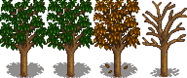 星露谷物语百科树配图