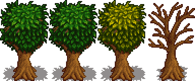 星露谷物语百科树配图