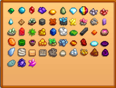 星露谷物语百科矿物配图