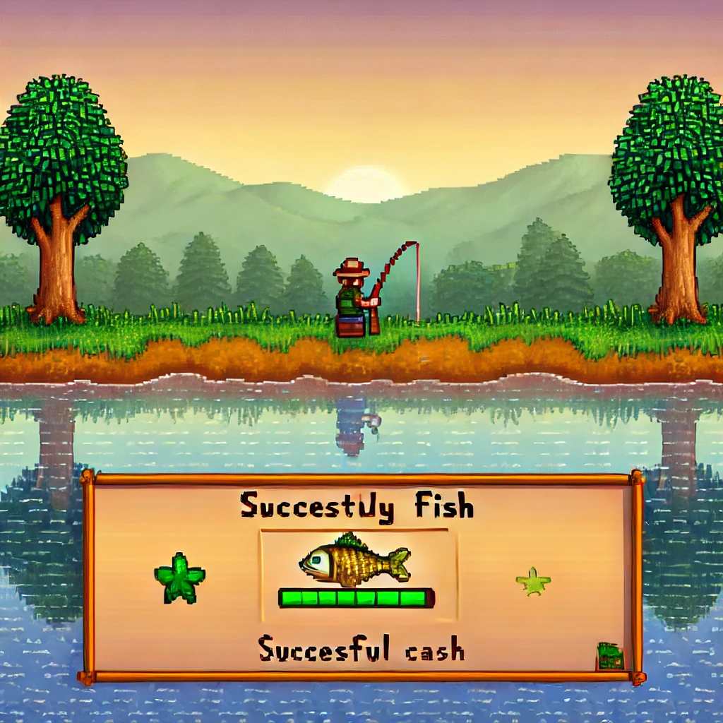 星露谷物语百科提升钓鱼成功率的秘密：掌握《星露谷物语》钓鱼竿技巧配图