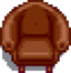 棕色单人沙发