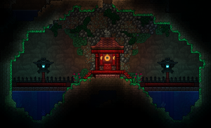 泰拉瑞亚灾厄模组百科神龛地表配图