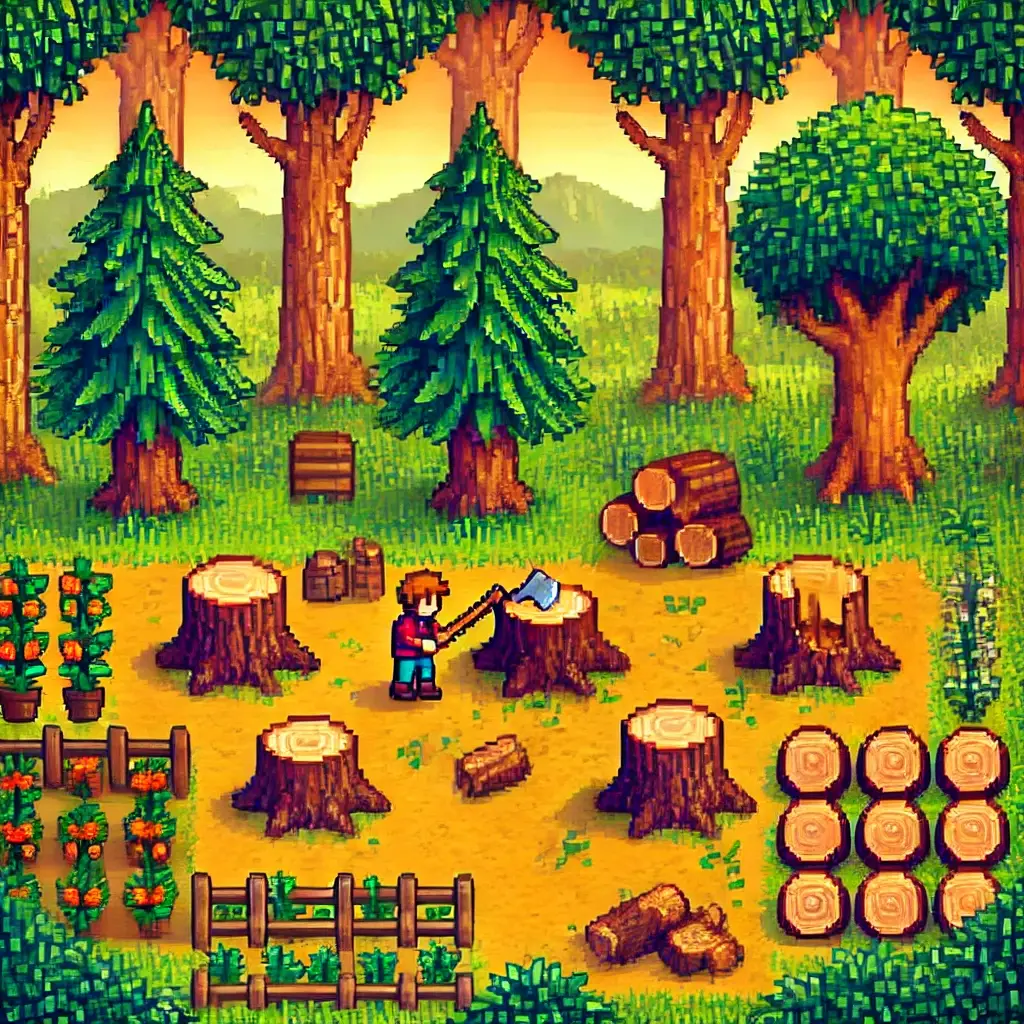 星露谷物语百科星露谷物语四角农场详解：新手必备的布局与资源获取指南配图