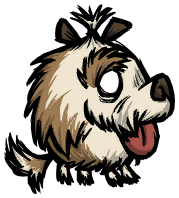 饥荒联机版百科小座狼皮肤配图