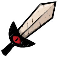 饥荒联机版百科暗夜剑物品皮肤配图