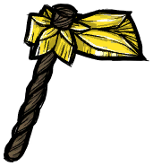 饥荒联机版百科黄金园艺锄物品皮肤配图