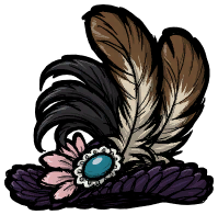 饥荒联机版百科羽毛帽物品皮肤配图 饥荒联机版百科羽毛帽物品皮肤配图