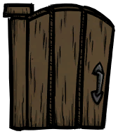 饥荒联机版百科木门物品皮肤配图