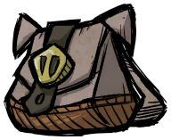 饥荒联机版百科猪皮包物品皮肤配图