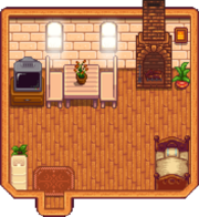 星露谷物语百科农舍室内配图