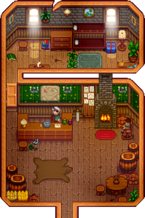 星露谷物语百科探险家公会室内布局配图