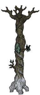 饥荒联机版百科疙瘩树高出平均值的树干属性配图