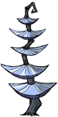 饥荒联机版百科蓝蘑菇树植物属性配图