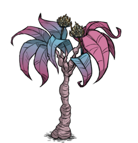 饥荒联机版百科雨林树植物属性配图