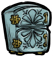 饥荒联机版百科冰箱建筑皮肤配图