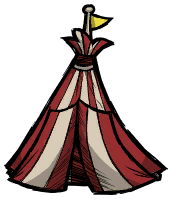 饥荒联机版百科帐篷建筑皮肤配图