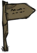 饥荒联机版百科指路木牌建筑属性配图