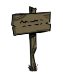 饥荒联机版百科木牌建筑属性配图