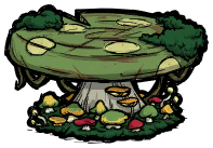 饥荒联机版百科木圆桌建筑皮肤配图