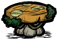 饥荒联机版百科木凳建筑皮肤配图