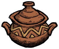 饥荒联机版百科烹饪锅建筑皮肤配图