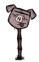 饥荒联机版百科猪头物品属性配图