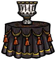 饥荒联机版百科茶几建筑皮肤配图