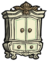 饥荒联机版百科衣柜建筑皮肤配图