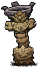 饥荒联机版百科破损的火盆建筑属性配图