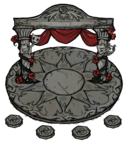 饥荒联机版百科舞台建筑属性配图