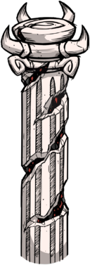 饥荒联机版百科开裂的柱子物品属性配图