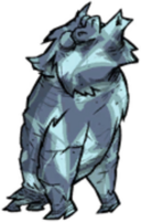 饥荒联机版百科可疑的月岩狂暴猪人外形属性配图