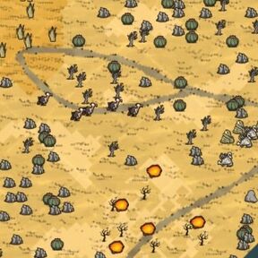 饥荒联机版百科恶地群系群系属性配图