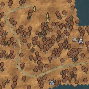 饥荒联机版百科鼹鼠桦树林群系群系属性配图