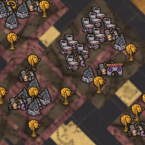 饥荒联机版百科圣地群系群系属性配图