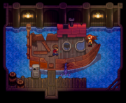 星露谷物语百科鱼店威利的船配图 星露谷物语百科鱼店威利的船配图