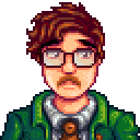 星露谷物语百科哈维肖像配图