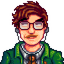 星露谷物语百科哈维肖像配图