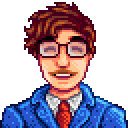 星露谷物语百科哈维肖像配图