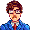 星露谷物语百科哈维肖像配图