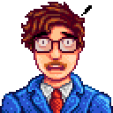 星露谷物语百科哈维肖像配图