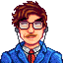 星露谷物语百科哈维肖像配图