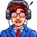 星露谷物语百科哈维肖像配图