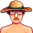 星露谷物语百科哈维肖像配图